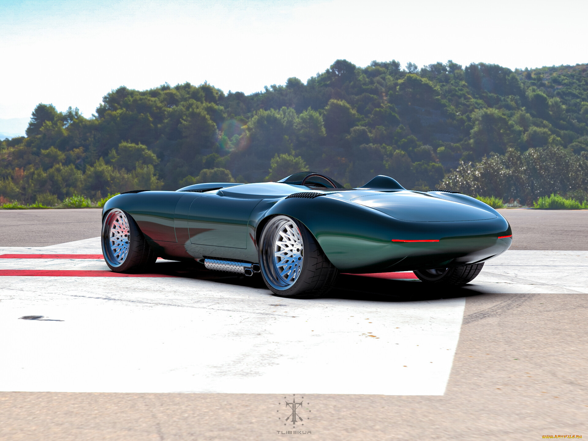 , 3, jaguar, e-type, concept, speedster, roadster, cabriolet